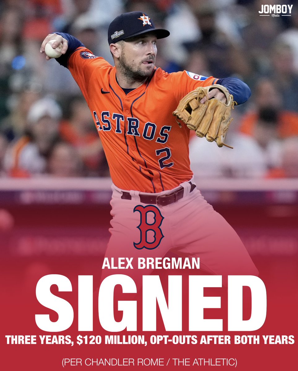 TalkinBaseball_'s tweet photo. Alex Bregman is headed to the Red Sox https://t.co/pFcp0cO6I3