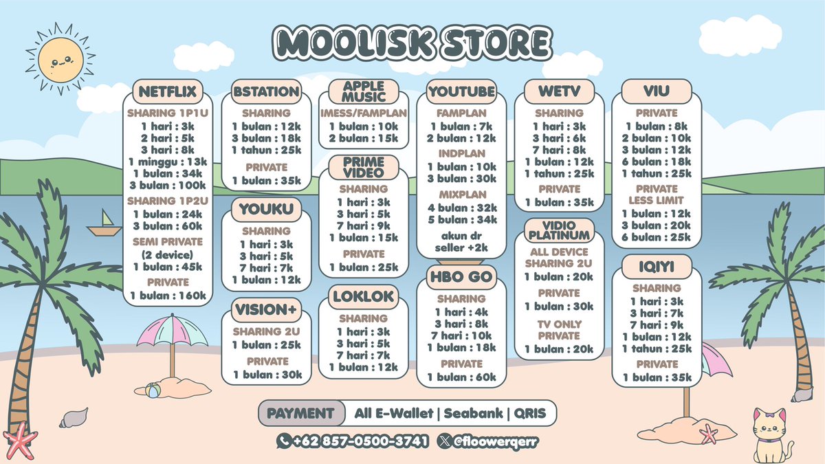 floowerqerr's tweet image. haaiii🙌🏻 lagi nyari app prem fast respon⁉️ bisa cusss👇🏻

💌DM @floowerqerr
☎️Fast respon ke WA wa.me/6285705003741

💸 All E-Wallet | Seabank | QRIS


#zonauang #zonajajan️️