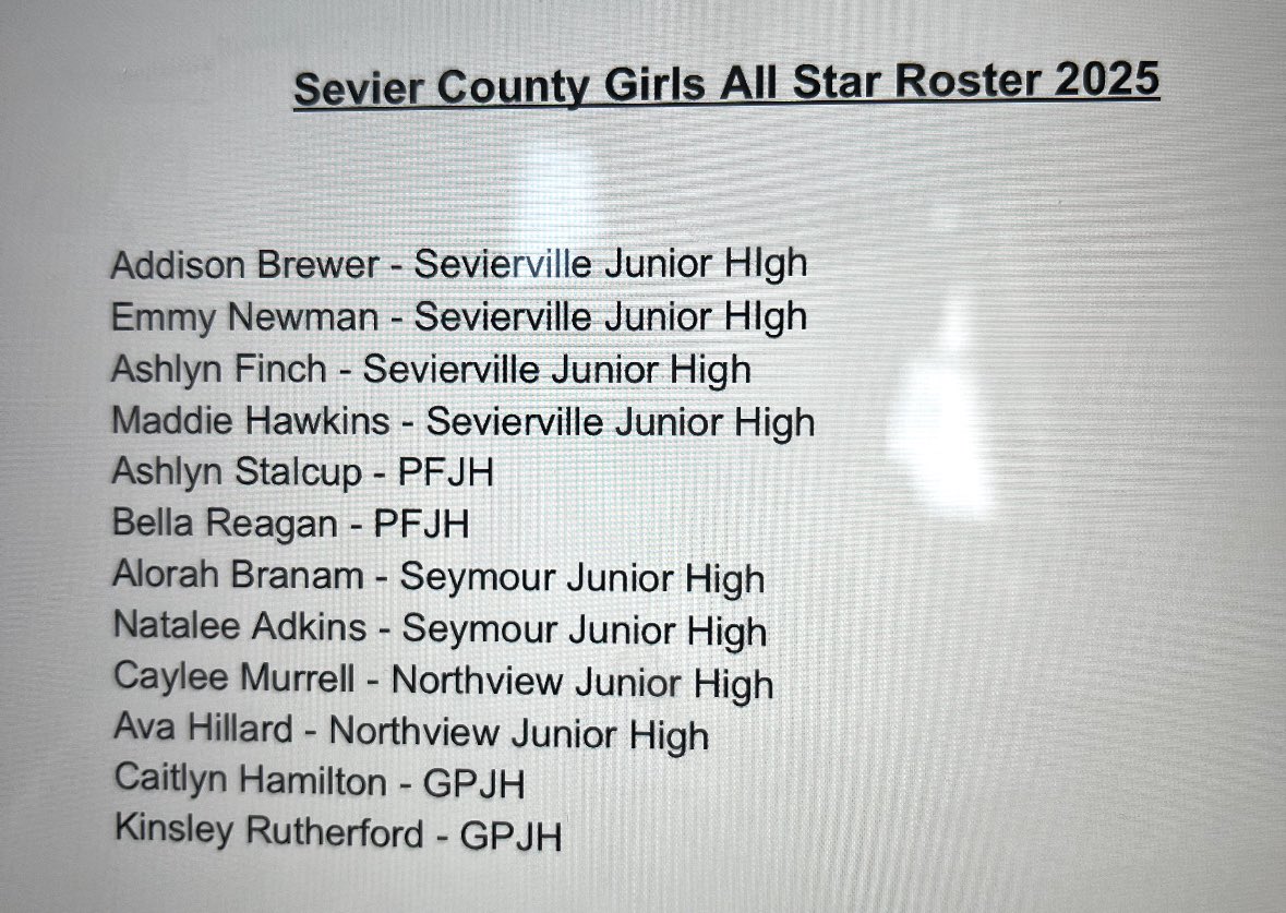 SMOKY MNT MS ALL-STAR GAME tweet media