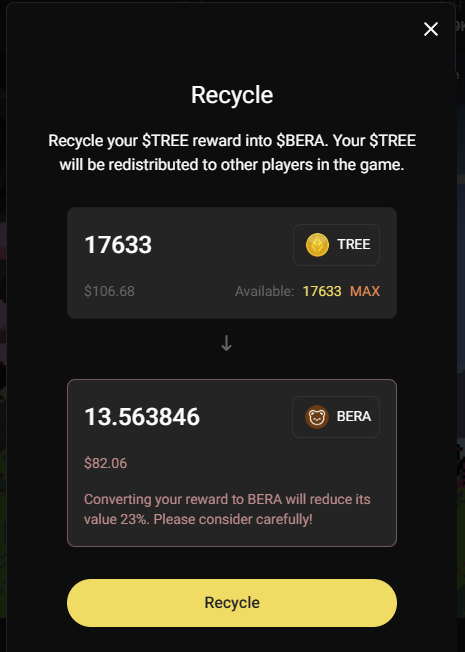 Maccobi0's tweet photo. 📌Memetree 초기 신규파밍 및 후기 #Memetree
Xpet 에서 선보인 밈NFT 플레이스: XPet v2
✅파밍 Review
Bera,AIBera 토큰으로 AIVERA Boost NFT 구매하면
Tree라는 토큰은 매일 배당받은 구조
✅ 약 5일간 파밍 후기
45BERA($5) 구매 후 AIBera 91개 구매
하루 Tree 4,600개 배당
2/13일 오전 17,633개 Claim
Bera 스왑비율(수수료23%제외) -> 13.5Bera 가능
원금회수기간이 나쁘지 않음. 소액으로 접근하기 좋은 채굴인듯 기대없이 소액 박아봤는데..욕심생기는데?
@xpet_tech
