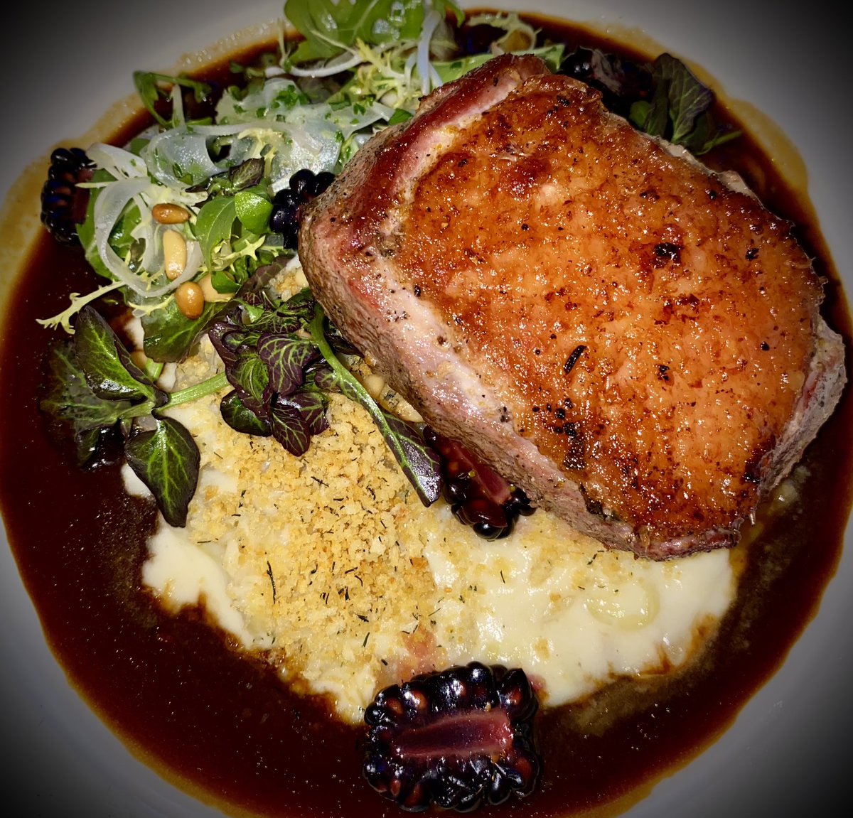 King_____Dre's tweet photo. The duck is 🔥 
Lemaire Restaurant at The Jefferson Hotel https://t.co/7DuIWoY8xq