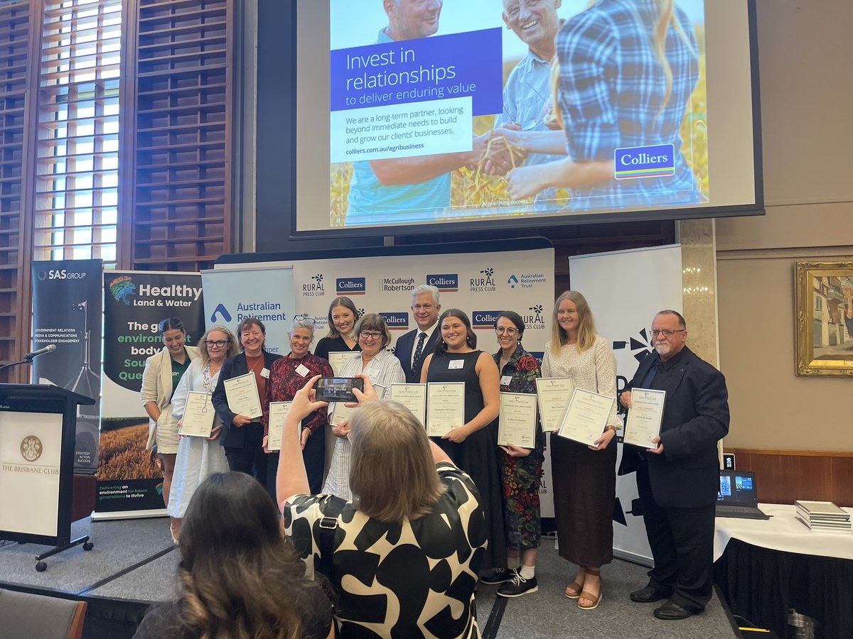 Lucky enough today to hear the <a href="/australian/">The Australian</a>’s Hedley Thomas in conversation with former <a href="/RuralPressClub/">Rural Press Club QLD</a> President Trent Thorne <a href="/agintegrity/">Trent Thorne</a> - some incredible insights and advice for regional journalists and reporters. Congrats to all the winners of the Qld Rural Media Awards!