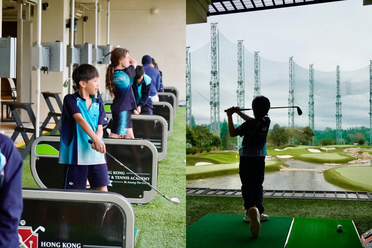 NAISHongKong's tweet image. After months of planning, we are proud to launch our Golf and Tennis ECA courses in collaboration with the Hong Kong Golf & Tennis Academy (HKGTA), providing top-tier coaching at their world-class facility in Sai Kung. #NAISHongKong #NordAngliaEducation #CreateYourFuture #Golf