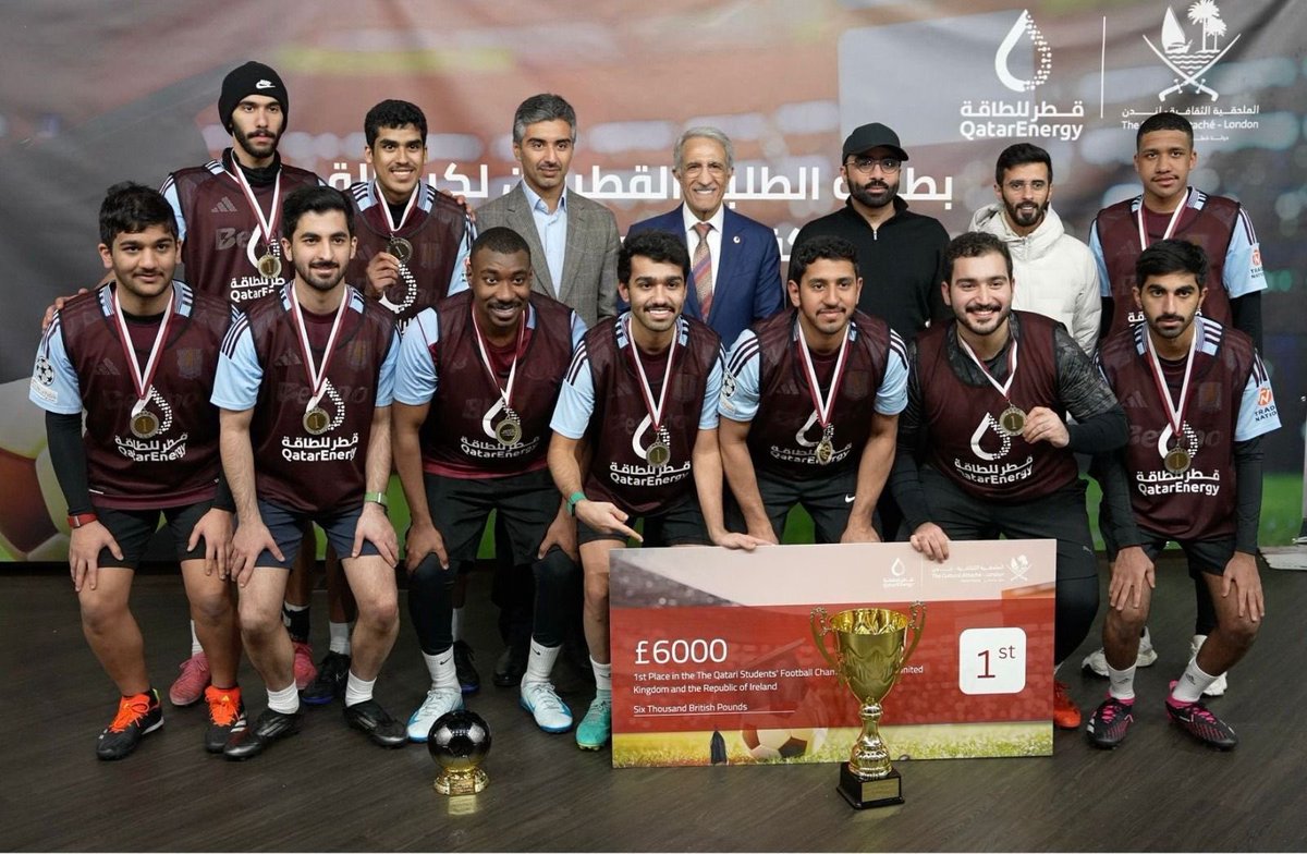 طلاب دولة قطر المبتعثين في المملكة المتحدة وأيرلندا يشاركون في البطولة الثامنة لكرة القدم.

للمزيد:
edu.gov.qa/ar/News/Detail…

#وزارة_التربية_والتعليم_والتعليم_العالي