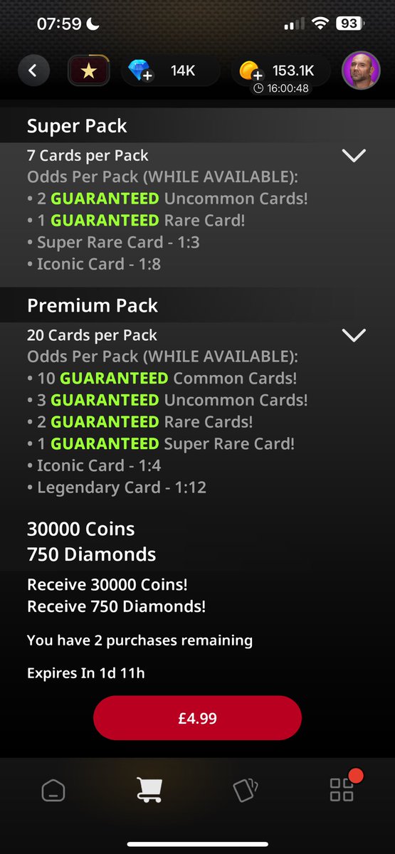 2manempowertrip's tweet image. 🚨 WWE SLAM PREMIUM PACK FREE GIVEAWAY 🚨

I’m giving away the new pack in WWE Slam in a Wheel Spin!

To Enter: (must be Following + Like post to be eligible)

Send a Topps Now Cena to “LOCALINDIAN”. 1 Entry FOR EVERY Cena Sent. So 100 Cenas = 100 Entries!

#SLAM25 #WWESupercard