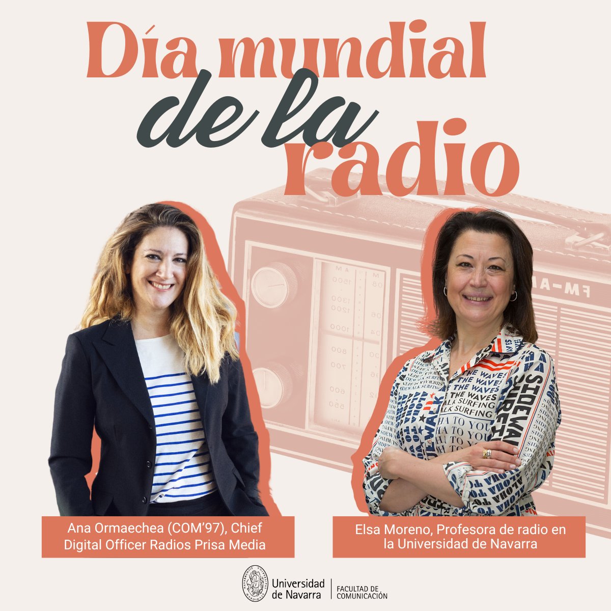 📻❤️ Hoy es el Día Mundial de la Radio. <a href="/aormaechea/">ana ormaechea</a> y Elsa Moreno escriben en nuestro espacio de Creamos en el Periodismo sobre el medio, su futuro y su compromiso con la audiencia 👇

Leer 📰unav.edu/web/facultad-d…