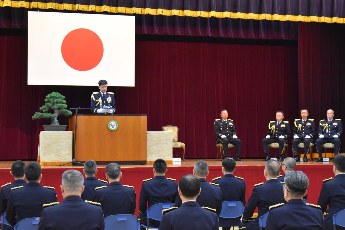 2月7日(木) #教育訓練研究本部 は第16期最先任上級曹長課程( #CSM