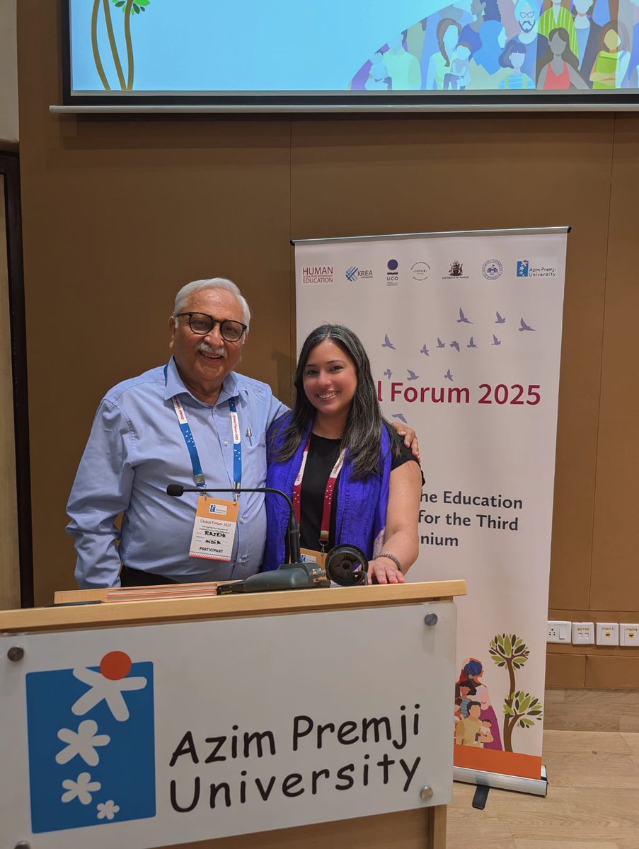 RTandon_PRIA's tweet photo. Gave Keynote address at inaugural session of Global Forum on Reimagining Education for Humanity  @azimpremjiuniv Bengaluru @UNESCOchairCBR @unescoindia @ugc_india @PRIA_India Global declaration launched @kreauniversity @aiu_nd @IAU_AIU Emphasised inclusion of local knowledges https://t.co/Xov0nJMMkO