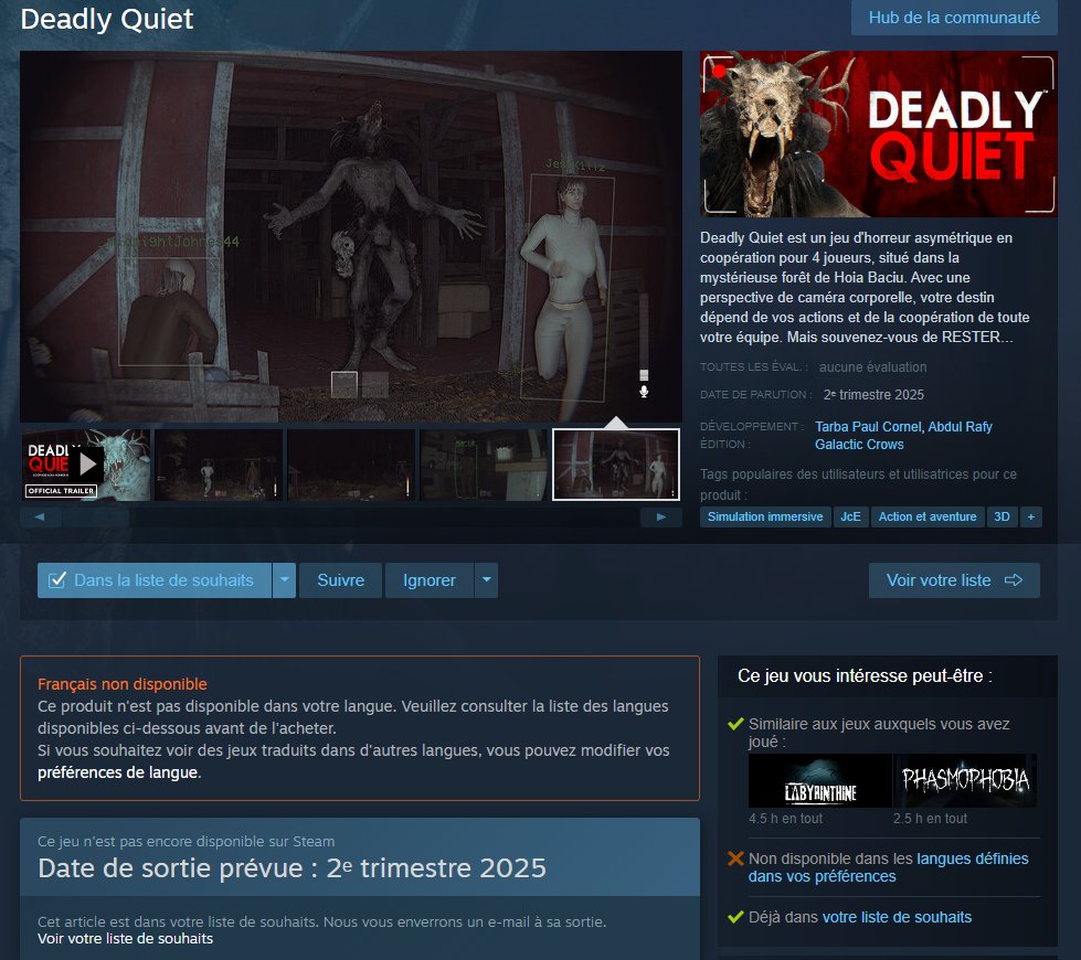 Selini_S's tweet photo. @playDeadlyQuiet I try to get one 👀 https://t.co/Lpr7LL8Bk9