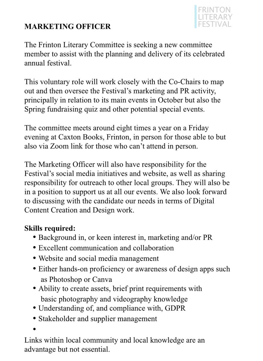 Frinton Literary Festival tweet media