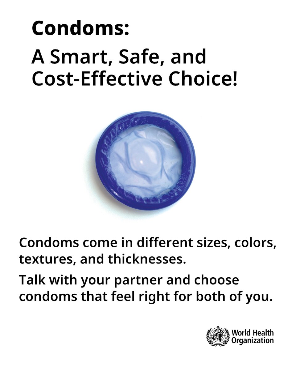 It’s #InternationalCondomsDay

#Condoms prevent most sexually transmitted infections, including HIV. 

Pre-Exposure Prophylaxis (PrEP) prevents HIV but not other sexually transmitted infections.
Choose both for maximum protection!