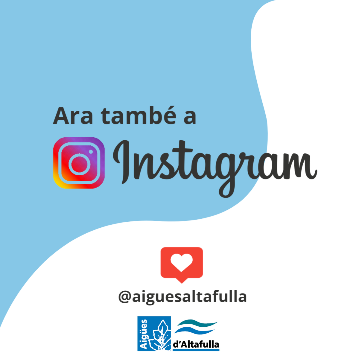 💧 Aigües d’Altafulla ja és a Instagram! 📲🌊

Ara també ens pots seguir a <a href="/AiguesAltafulla/">💧Aigües d'Altafulla</a> per descobrir com gestionem el Cicle Integral de l’Aigua i com fer-ne un ús més sostenible. T’hi esperem! 🚰💙

#AiguaDeQualitat #CadaGotaCompta #Sostenibilitat #Altafulla