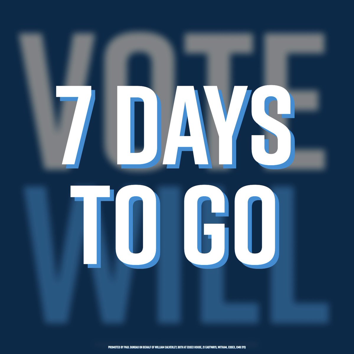 WillCalverleyUK's tweet photo. #VoteWill https://t.co/bupk9v4Dnf