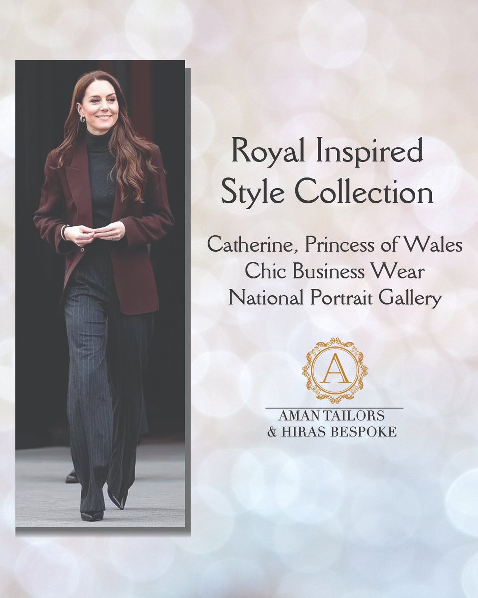 AmanTailorsHK's tweet image. The Princess of Wales arrived in style in chic business wear, joining children on a school bus for an interactive trip to the National Portrait Gallery in London📸Getty

#princessofwales #princesscatherine #katemiddletonstyle #royal #royalstyle #royalstylewatch