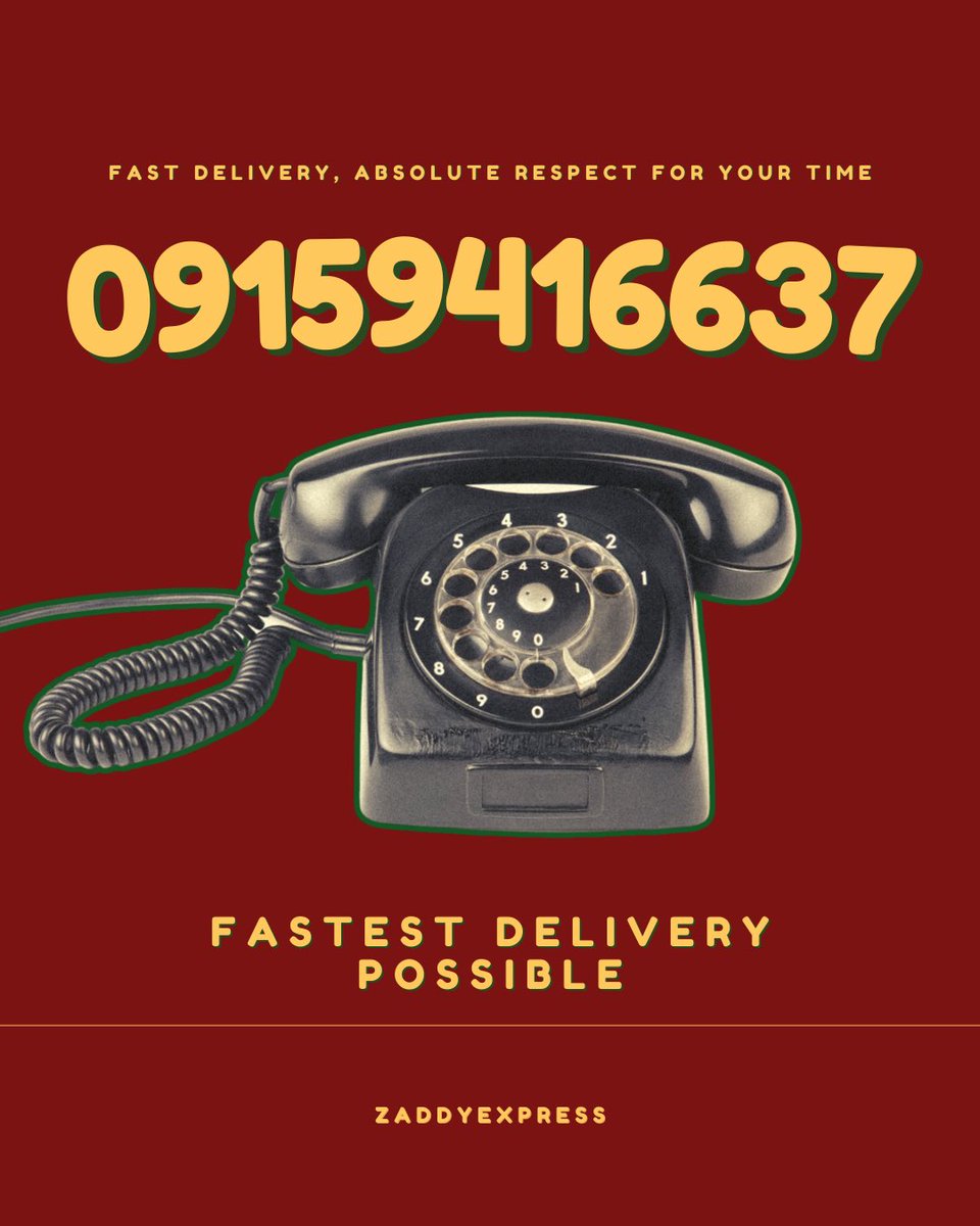 ZaddyExpress's tweet photo. Enugu, do you need a dispatch rider? ZaddyExpress dey for you!
Get a rider in a jiffy: 09159416637
#EnuguDispatchRider #ZaddyExpress https://t.co/AtjwStLMYA