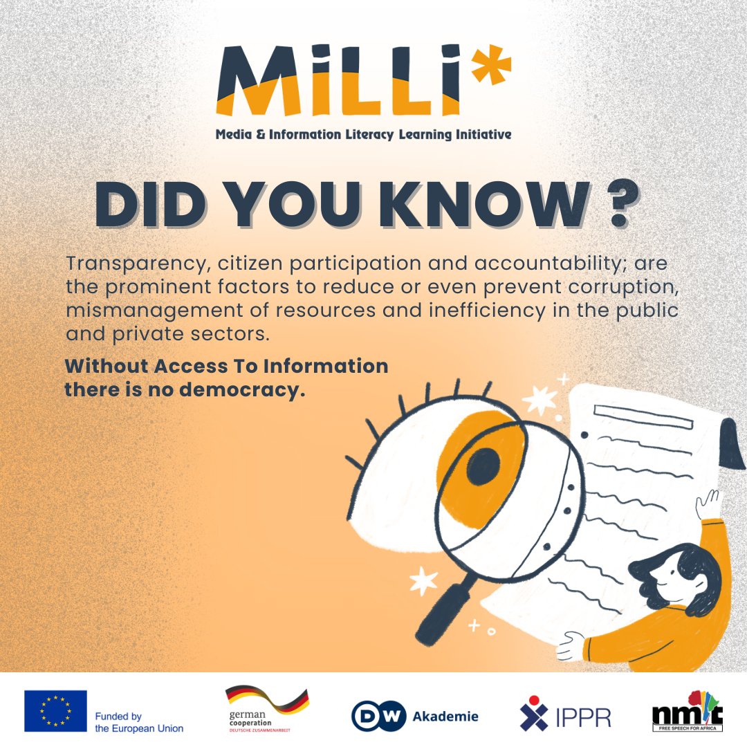 📢 Understanding Access to Information in Namibia
 Fight Corruption – Transparency prevents abuse of power and ensures accountability.
📌 Participate in Democracy – Informed citizens make better decisions and shape their future.
📌 Exercise Other Rights – Whether it’s voting,