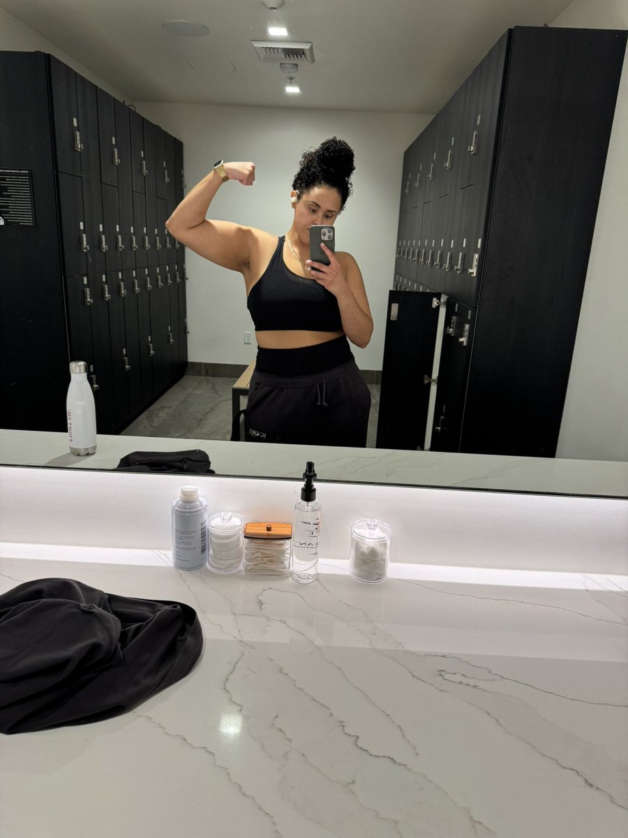 jupemava's tweet photo. Minding my business. Flexing the bicep I don’t have. Accepted into grad school with a scholarship. Still slowly but surely losing this weight and not developing an ED for it. Life is alright. I think my grandma would be proud. https://t.co/UqDR0hXOoz
