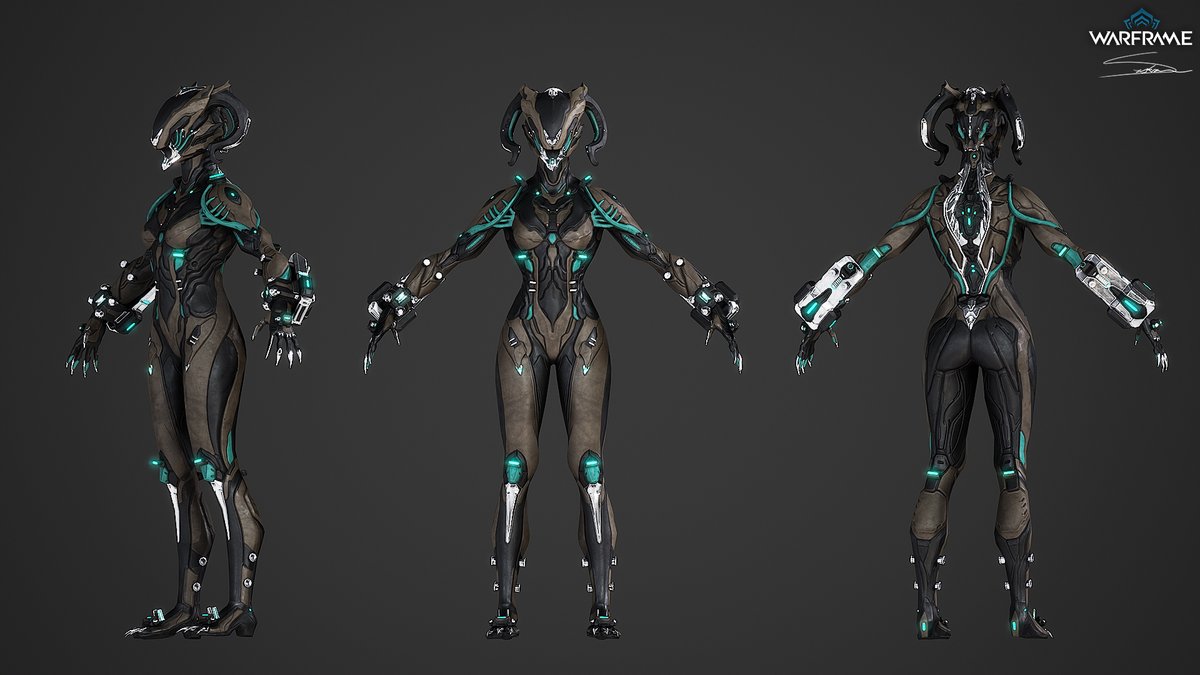 SaskiaPOV's tweet photo. Here is the Valkyr Chimera Skin! My first skin in  TennoGen for Warframe! I’m so happy with how she turned out! Adorn your Valkyr and Emulate a creature of myth. Enjoy! #warframe #tennogen @PlayWarframe  https://t.co/7jMgMGOfnq https://t.co/O530hfRkne