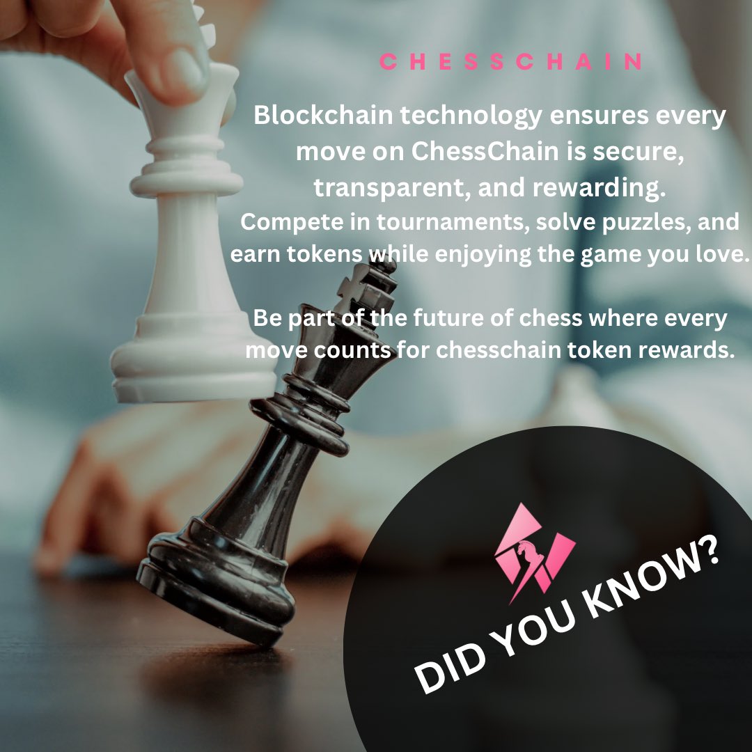 chess_chain's tweet image. 👉 The future of chess is here: @chess_chain
#ChessChain #CryptoChess #BlockchainGaming