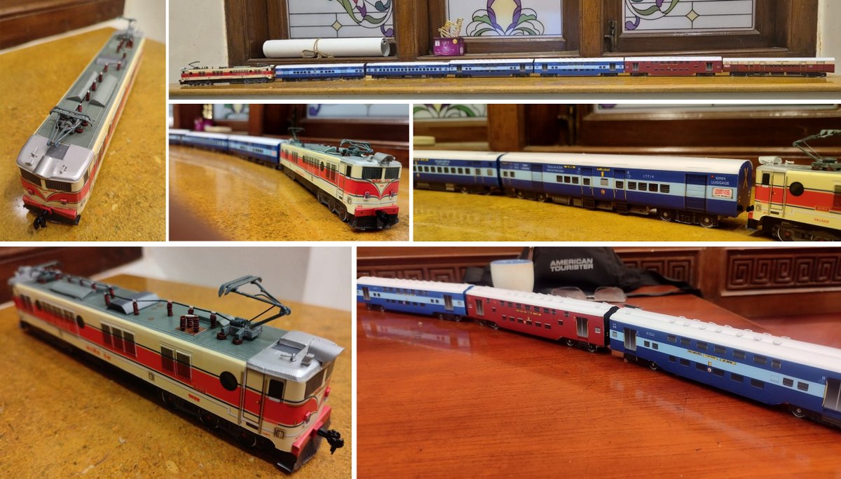 subhashrao81's tweet photo. @arpan355 @Central_Railway @rajtoday @WesternRly @RailMinIndia @AshwiniVaishnaw Re Rendering History - Presenting my scratch-built model of the old Double Decker Flying Ranee, A tribute to this iconic train! #FlyingRanee #TrainModel #ScratchBuilt https://t.co/YoD7S0yVnP