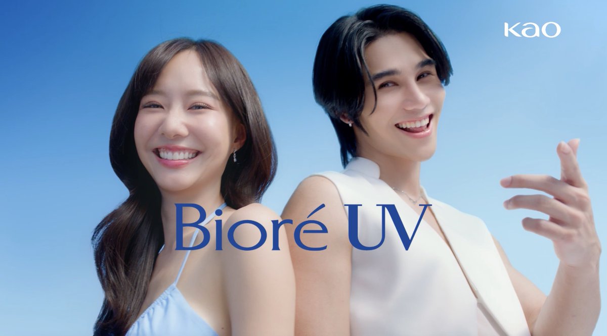 iKoraCoke's tweet image. น่ารักมั้ยหละ พรีเซนเตอร์คู่ 🩵
@BioreThailand 
@jarinporn @jeffsatur 

#BioreUVAquaRich #Biore #บิโอเร
#BioreThailand
#ToeyJarinporn #เต้ยจรินทร์พร
#JEFFSATUR