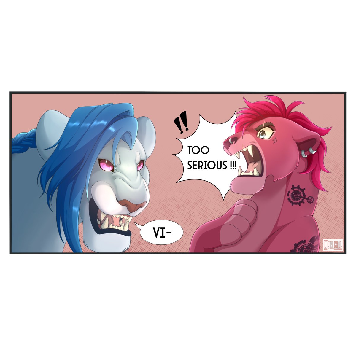 Karn__ntk's tweet photo. 🤷🏻‍♀️

#arcane #arcanefanart #ArcaneSeason2 #arcanejinx #Jinx #vi #tlk #TheLionKing #TheLionKingfanart #lion #furry #furryarts #furryartist #DigitalArtist #digitalartwork #ArtistOnTwitter #ArtistOnX https://t.co/TBqxM4B0AU