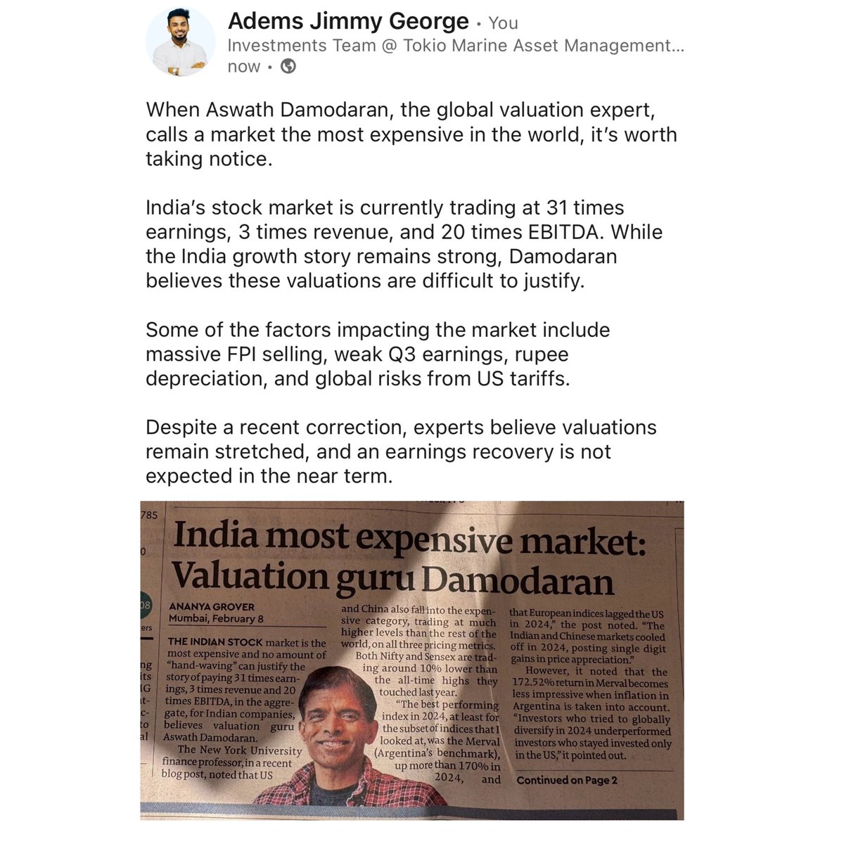 #valuation #india #equitymarket #indiaequity #stocks #market