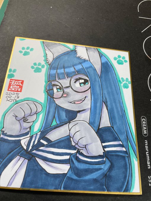 ケモノ島の乙蕗沙ちゃんを描いたよ
猫澤さんと似ているけど
乙蕗沙ちゃんはアグレッシブな性格の方 