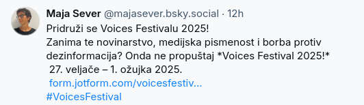 Tko bolje razumije odnos između novinarstva i dezinformacija od Maje i djevojčice Allse?