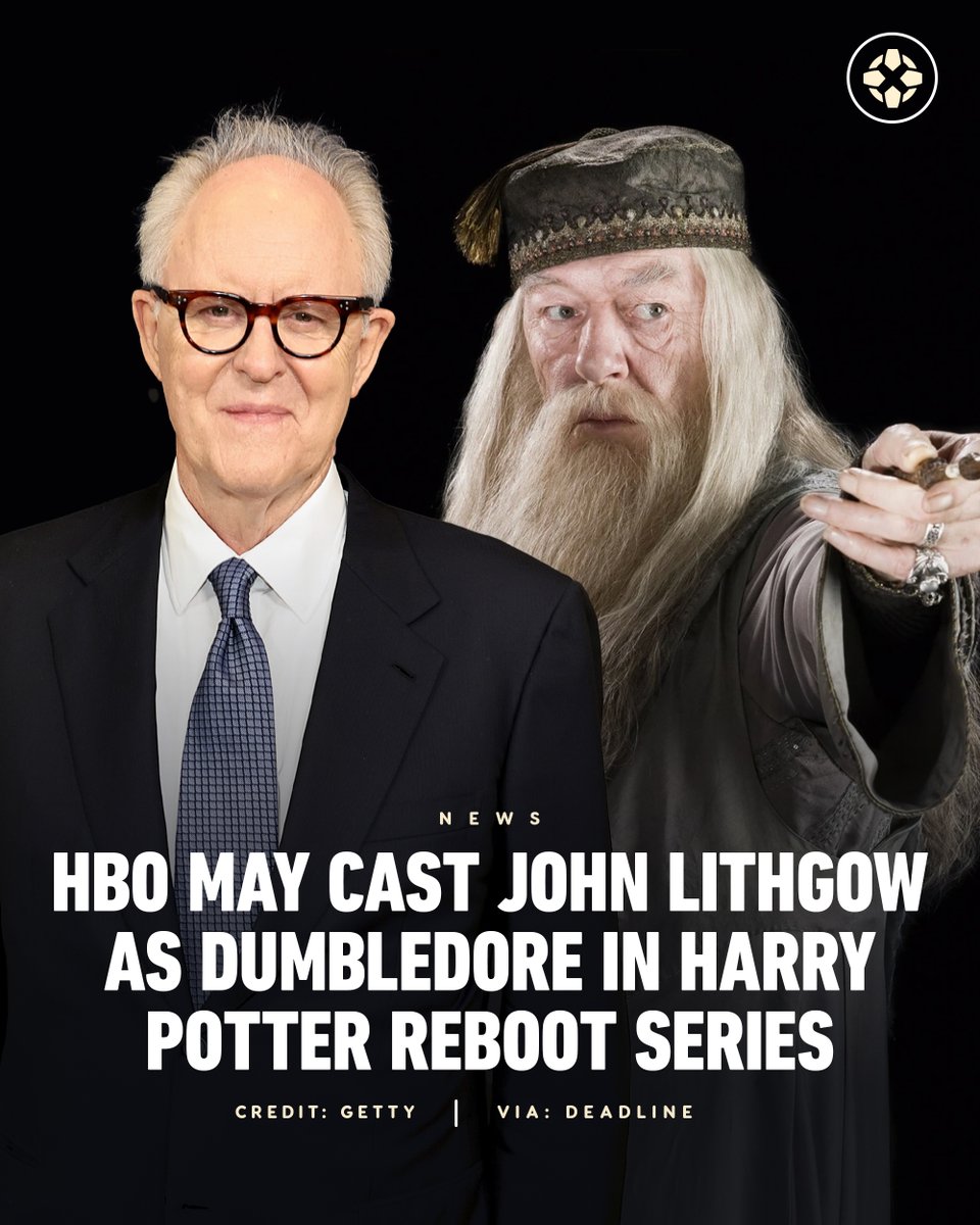 IGN's tweet photo. HBO's upcoming Harry Potter series may have found its Professor Dumbledore in John Lithgow, who would be the first actor casted in the highly anticipated show that's set to air in late 2026 or early 2027. https://t.co/f1Jc4CGWHH https://t.co/HcsOufmiUr