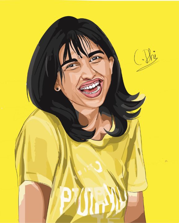 CyberCanvas12's tweet photo. Art of the Day: "Mamitha Baiju Fan Art". Buy at: https://t.co/2fIvTPCwuZ https://t.co/KJZDPSXfv4