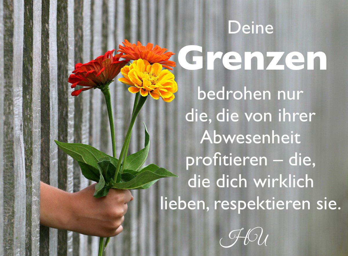 herbert_ullrich's tweet image. Das Setzen von #Grenzen ist ein Teil der #Selbstfürsorge.

Menschen, die deine Grenzen überschreiten, zeigen damit, dass sie mehr an sich selbst als an dir interessiert sind.

Wer dich wirklich respektiert, akzeptiert dein „Nein“.

„Euer Ja sei ein Ja, euer Nein ein Nein.“Mt5,37