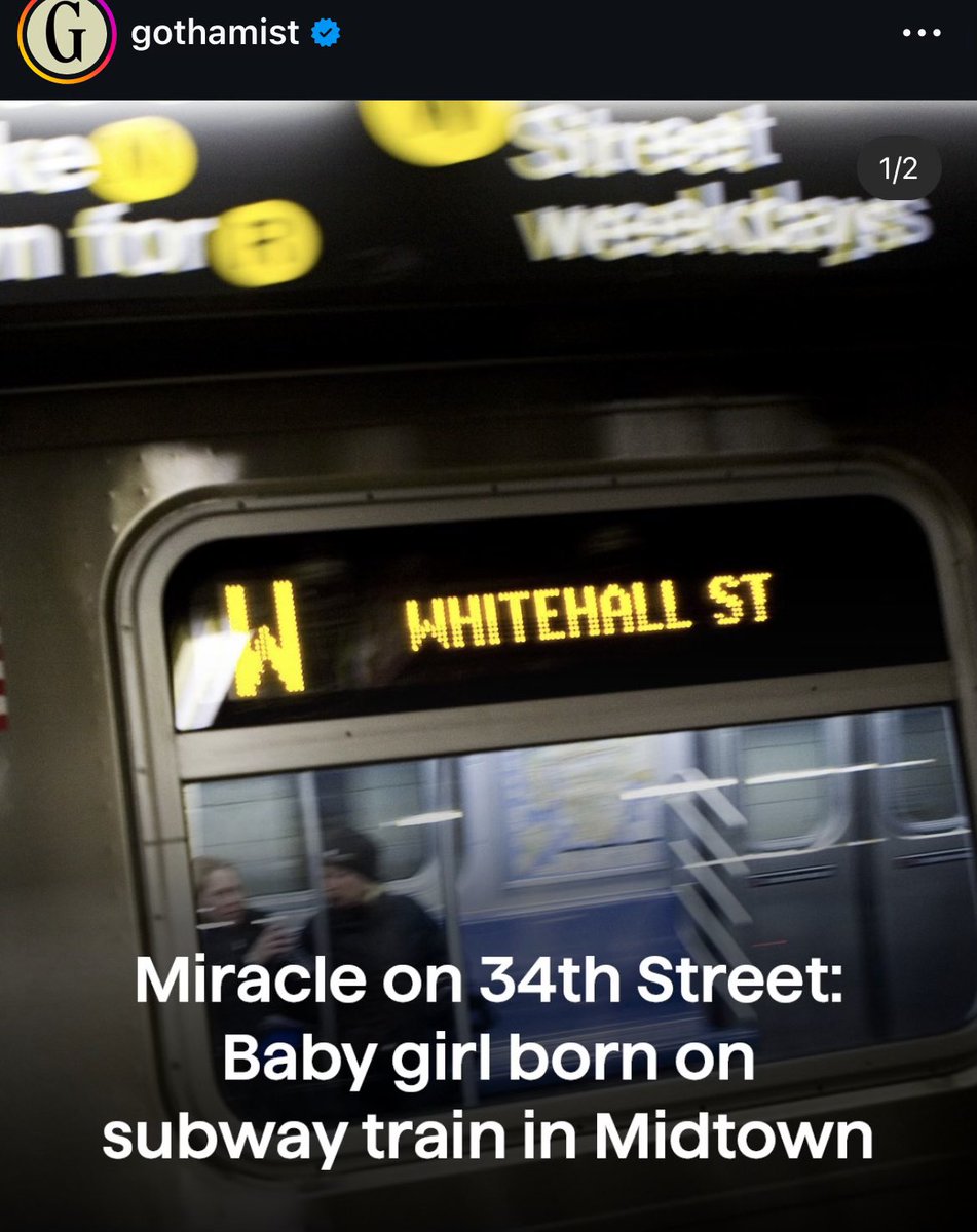 ohnoitssohooo's tweet photo. you merely rode the subway, I was born in it….. #MTAbaby https://t.co/FdrOcQuBKt