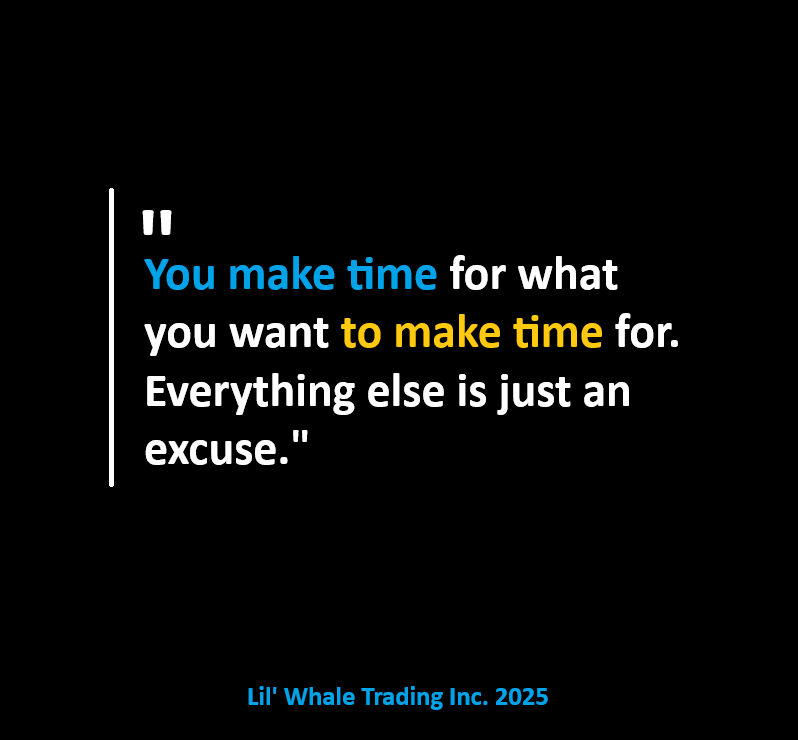 Lately, I see two types of people.

There are those who are stepping up, taking control of their destiny, and putting in the work—no matter how small the steps. They understand that progress isn’t about giant leaps but about consistent effort, discipline, and stacking small wins