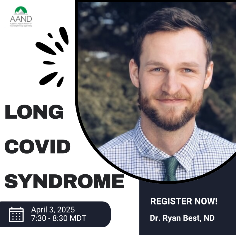Alberta Association of Naturopathic Doctors (@aandalberta) on Twitter photo #ContinuingEducation - Long Covid Syndrome: Research, Testing & Treatment Options
#Join Dr. Ryan Best, ND, for an in-depth seminar exploring the latest research and evolving understanding of Long Covid! #RegisterNow albertanaturopaths.org/events/#!event… #ContinuingEducation - Long Covid Syndrome: Research, Testing & Treatment Options
#Join Dr. Ryan Best, ND, for an in-depth seminar exploring the latest research and evolving understanding of Long Covid! #RegisterNow albertanaturopaths.org/events/#!event…