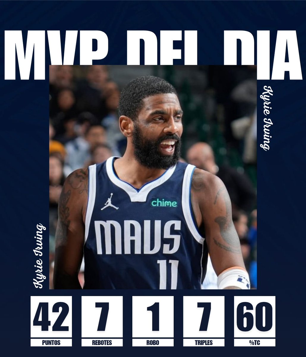 Perdonen si algo no se entiende, pero para publicar este tweet tuve que nadar entre lágrimas.

LA FIGURA DEL PARTIDO: DON KYRIE IRVING