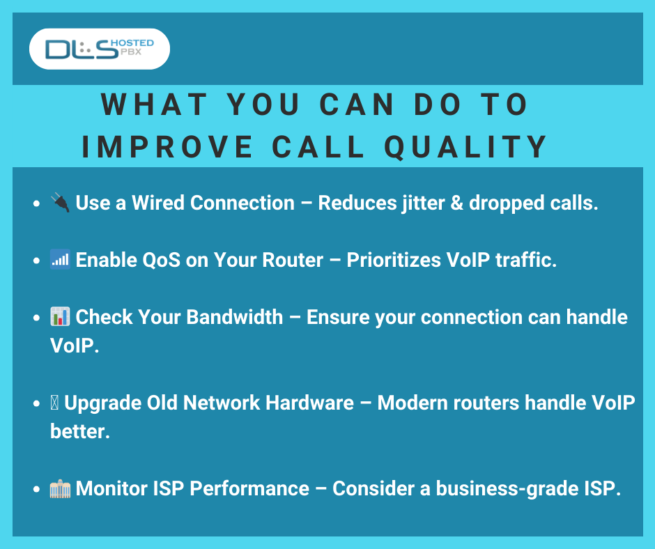 DlsInternet's tweet photo. 📌 If your VoIP calls drop or lag, your network is likely the issue—not your provider. Optimize your setup and choose DLS Hosted PBX for reliable, high-quality communication! Read more about it on our blog: https://t.co/zmNvNO2DSK https://t.co/4EEWmLZaue