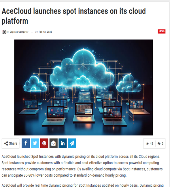 AceCloud tweet media