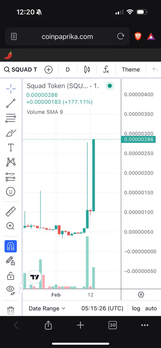 AlturaGP's tweet photo. @SquadVeChain @NFTGoldenEmpire $SQUAD token liftoff 🚀🚀🚀 https://t.co/hnedp1IyXg
