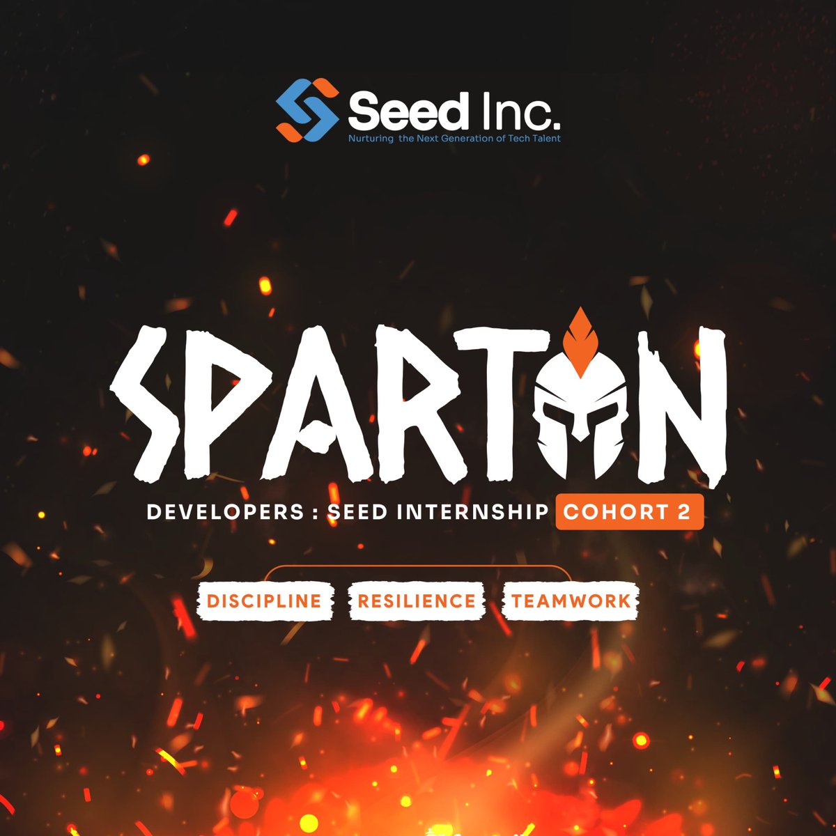 Seed Interns Cohort 2🙇

Forged by Discipline🔩

Strengthened by Resilience💪

United by Community🤝

⚜️ The Spartan Developers⚜️

This marks the beginning of a great journey.....

Are you ready?❤️‍🔥

#SpartanDevelopers #SeedInternship #Cohort2