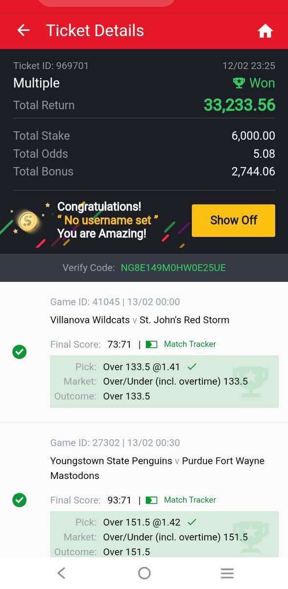 TipsZizza's tweet image. Boom
💥 💥 💥 💥 💥 

94 odds

5 odds