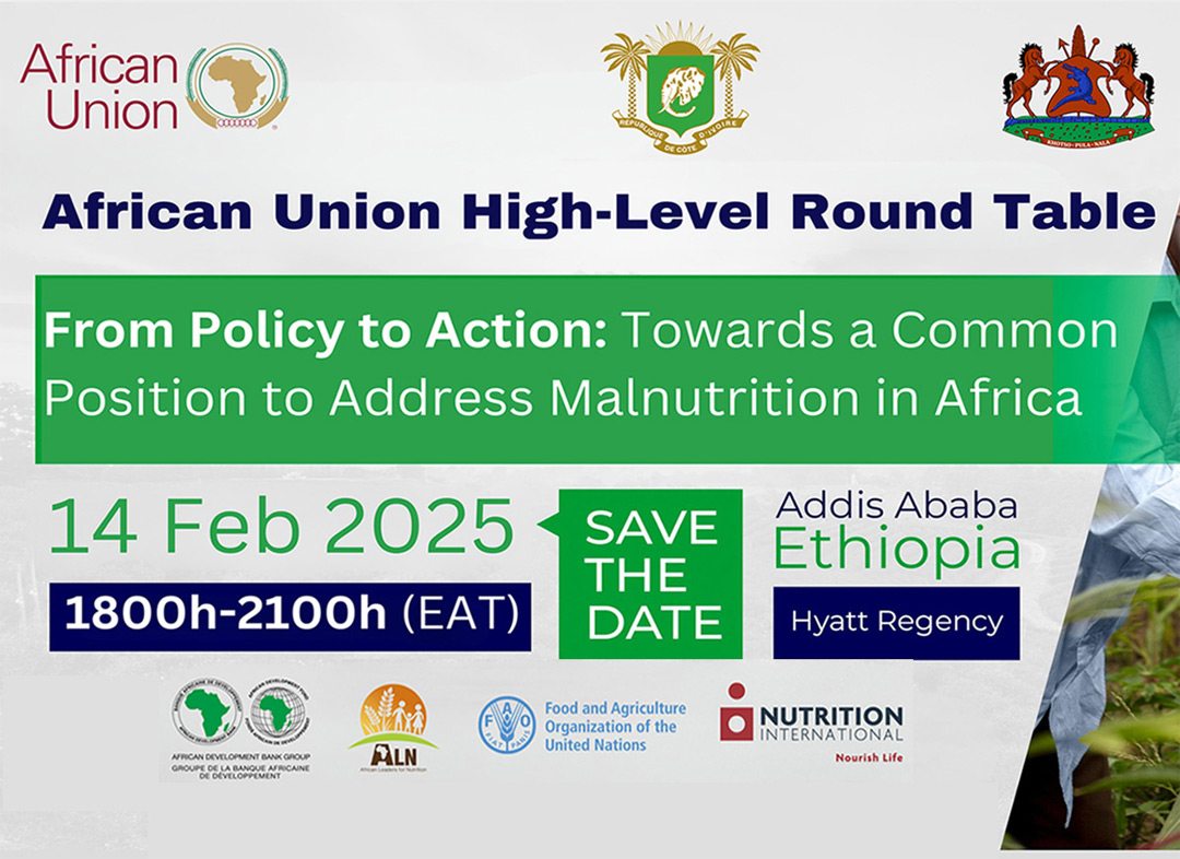 On the margins of the 38th #AUSummit2025, a high-level side event will discuss one of Africa's most pressing challenges: #malnutrition. African leaders &amp; prominent personalities will give keynote addresses. 

#N4G2025 #FromCommitmentToAction