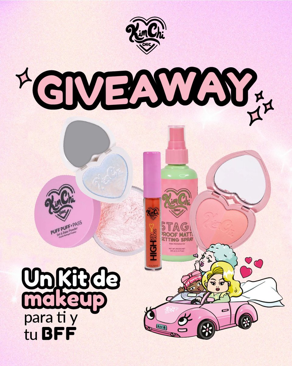 Tenemos GIVEAWAY en Instagram ✨️ Gánate un kit de makeup para ti y uno para tu BFF 👯🏻‍♀️💫🦄💖
instagram.com/p/DF-rtxqxY2V/