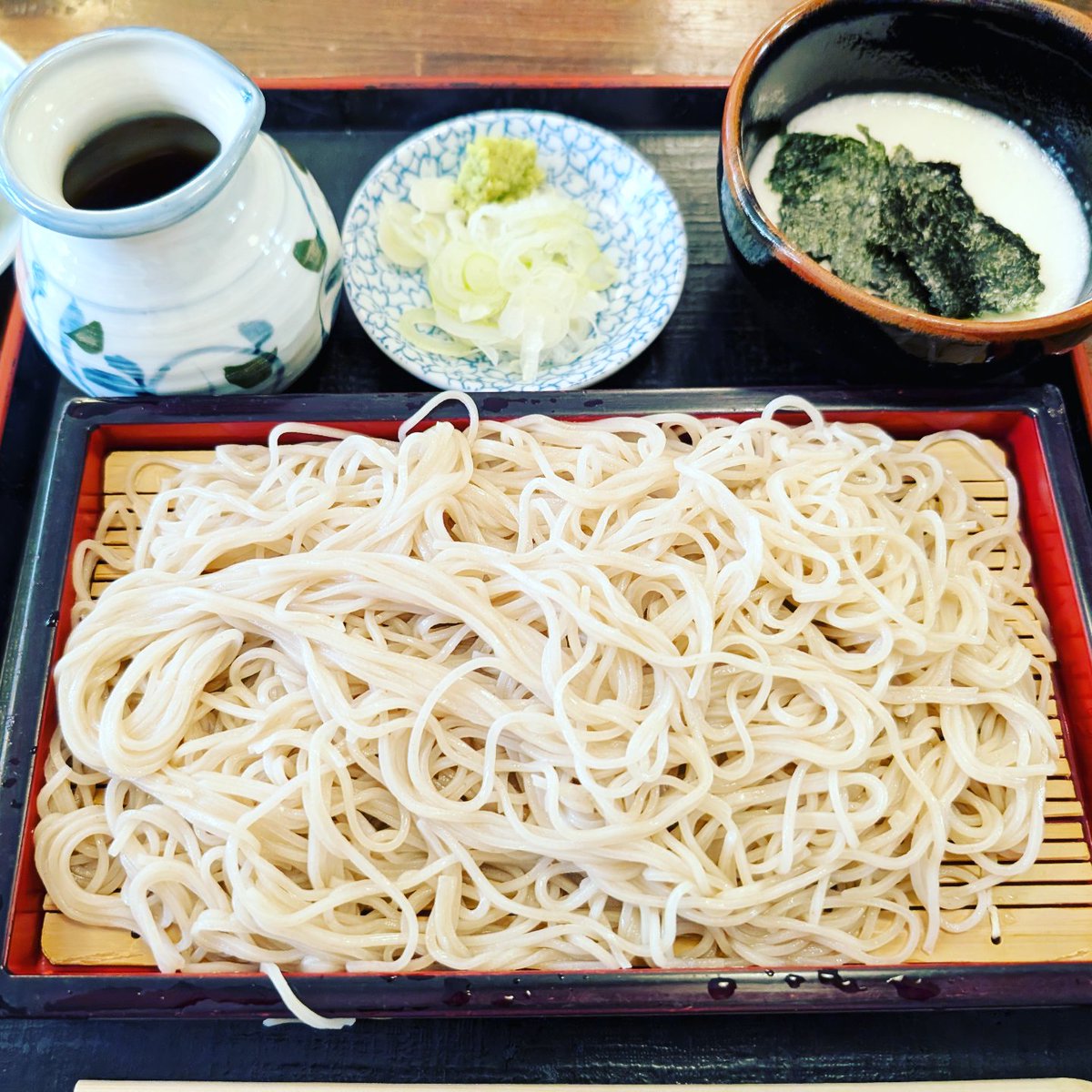 tateomif's tweet photo. 今日のランチは、お蕎麦です。人間ドックまであと18日です。
I had soba noodles for lunch today. There are 18 days left to the health examination.

#Hiroo #広尾 #lunch #ランチ #Sawacho #さ和長 #soba #sobanoodles #蕎麦 #そば #seiro #せいろ https://t.co/iPFguSkYdw