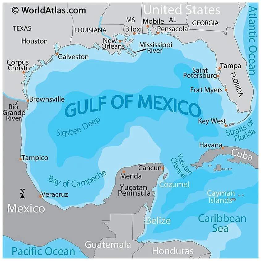 devineevans's tweet image. Gulf of Mexico. Non debatable