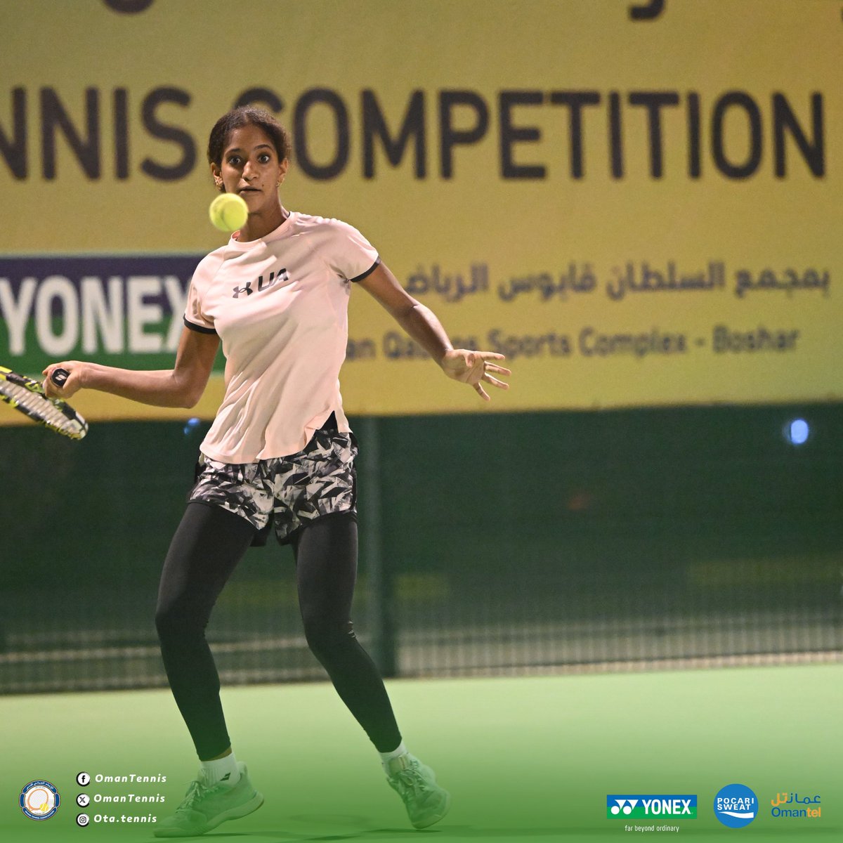 OmanTennis's tweet photo. بعد أداء قوي واستثنائي، توّجت عائشة البوسعيدية بلقب فئة تحت ١٨ سنة في بطولة عمان المفتوحة للتنس! 🎉🏅 تهانينا للبطلة، وكل التقدير لأرين على مستواها الرائع وأدائها المشرف.

#بطولة_عمان_المفتوحة_للتنس #التنس_العماني #نهائي_كبير https://t.co/DGIysMEWRX