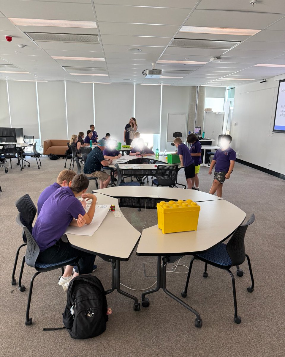 NVIFlinders's tweet photo. Inspiring the Next Generation! 
Last week, we welcomed a class from Christie Downs Primary School to Flinders New Venture Institute. We challenged them to see problems differently, leading to creative solutions—like dance-activated doors to avoid germ covered door handles! 💃 https://t.co/il7cyCvJFV