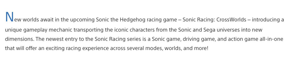 coopdoesstuff's tweet image. Bro sonic racing cross worlds looks so clean hope they do the extreme gear justice I just want another riders game tbh hopefully more Sega characters as well
