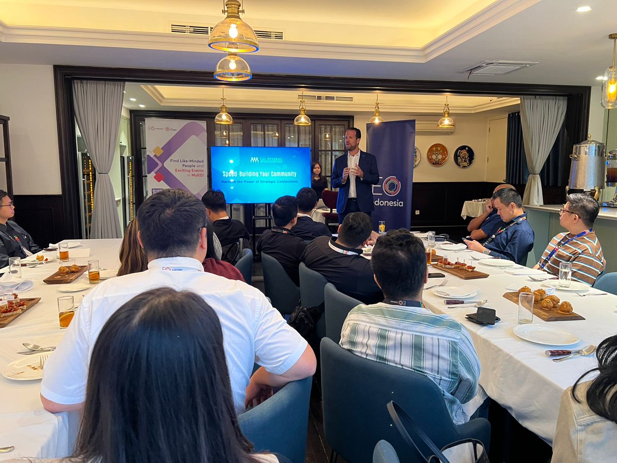 Gil Petersil (@gilpetersil) on Twitter photo Thank you <a href="/EOIndonesia/">Event@Indonesia</a> for an incredible night!
Honored to share insights on Quantum Networking and connect with visionary entrepreneurs. Excited to see these new connections grow!
#EOIndonesia #QuantumNetworking #YourNetworkIsYourNetWorth Thank you <a href="/EOIndonesia/">Event@Indonesia</a> for an incredible night!
Honored to share insights on Quantum Networking and connect with visionary entrepreneurs. Excited to see these new connections grow!
#EOIndonesia #QuantumNetworking #YourNetworkIsYourNetWorth