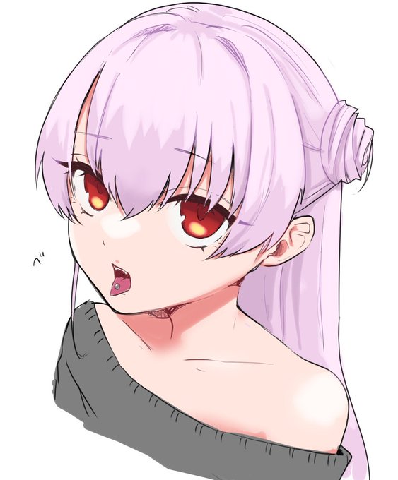 OC らくがき 舌ピ 